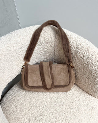 FUZZY BABE BAG - BEIGE - By Lenz