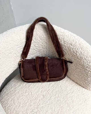 FUZZY BABE BAG - BROWN - By Lenz