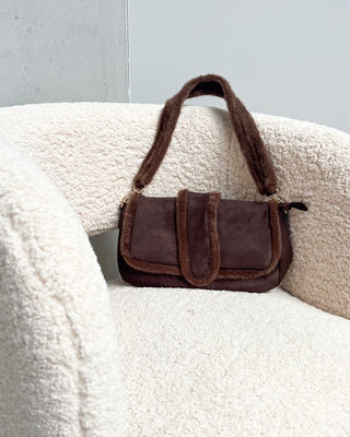 FUZZY BABE BAG - BROWN - By Lenz