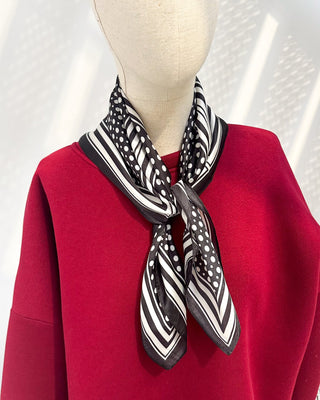 PETIT SCARF - BLACK/WHITE