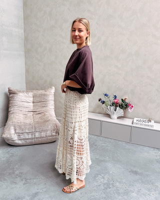 AURÉA CROCHET SKIRT