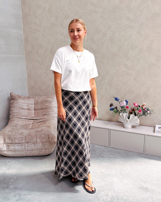 CELIA CHECK SKIRT
