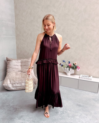 INDIAN SUMMER DRESS - BROWN