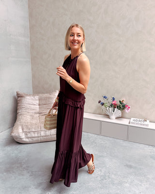INDIAN SUMMER DRESS - BROWN