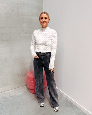 ROXY DAD FIT JEANS - GREY - By Lenz