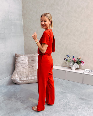 RED OBSESSED JUMPSUIT