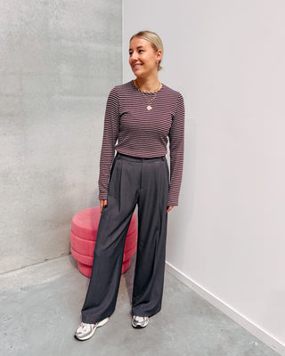 CITY CHIC PANTS - GREY - By Lenz