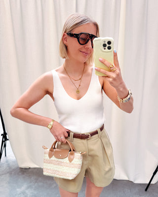 SUMMER STAPLE TOP - CREAM