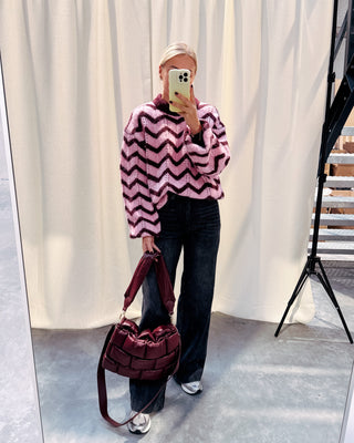 ZIGGY KNIT - ROSE/WINE RED - By Lenz