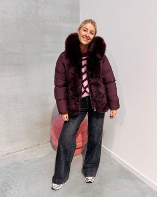 WINTER WINE FUR JACKET - By Lenz
