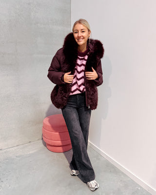 WINTER WINE FUR JACKET - By Lenz