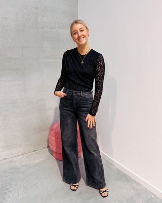 ROSALIE LACE BODY - BLACK - By Lenz