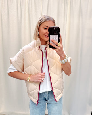 CHAMPAGNE ZIP JACKET - By Lenz