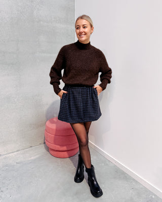 LYNN CUDDLY KNIT - CHOCOLAT - By Lenz