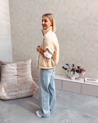 CHAMPAGNE ZIP JACKET - By Lenz
