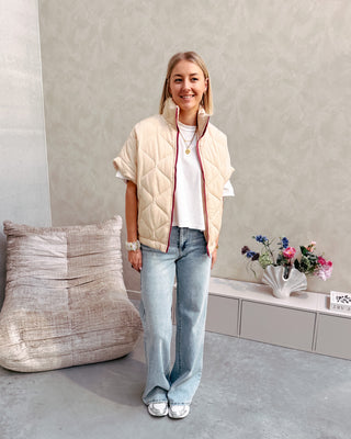 CHAMPAGNE ZIP JACKET - By Lenz