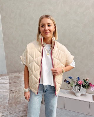 CHAMPAGNE ZIP JACKET - By Lenz