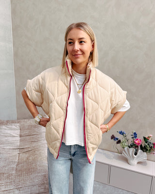 CHAMPAGNE ZIP JACKET - By Lenz