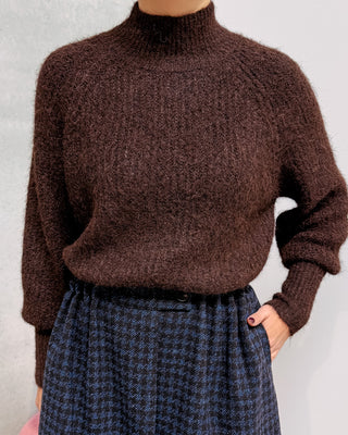 LYNN CUDDLY KNIT - CHOCOLAT - By Lenz