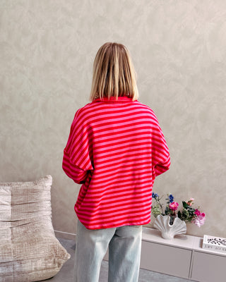SUMMERLINE POLO - RED/PINK - By Lenz