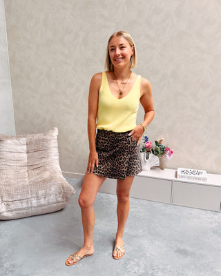 SUMMER STAPLE TOP - YELLOW - By Lenz