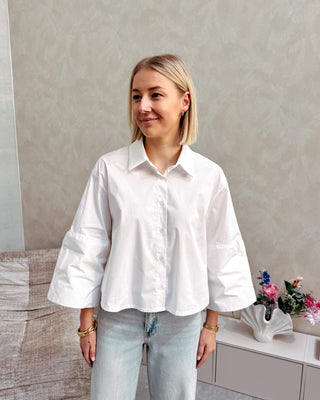 DARLING DAY BLOUSE - WHITE - By Lenz