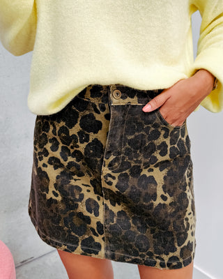 LAOS LEOPARD SKIRT