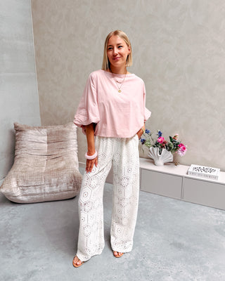 JULIETTE BLOUSE - BLUSH PINK - By Lenz