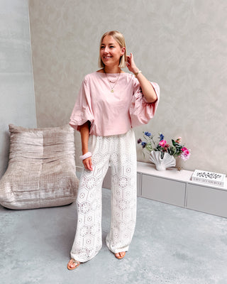 JULIETTE BLOUSE - BLUSH PINK - By Lenz