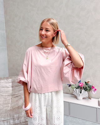 JULIETTE BLOUSE - BLUSH PINK - By Lenz