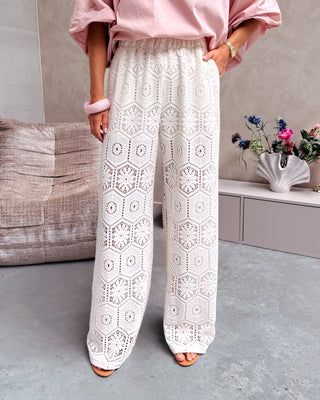 VALENTINA BRODERIE PANTS - By Lenz