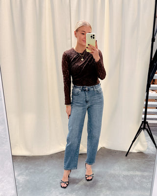 ROSALIE LACE BODY - BROWN