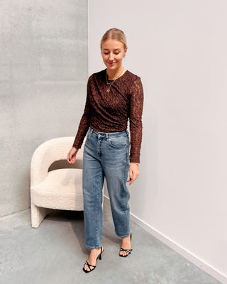 ROSALIE LACE BODY - BROWN