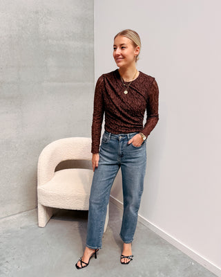 ROSALIE LACE BODY - BROWN