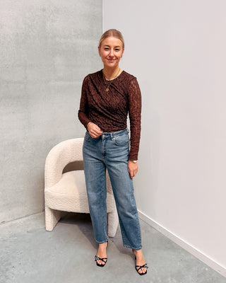 ROSALIE LACE BODY - BROWN