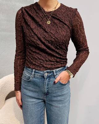 ROSALIE LACE BODY - BROWN