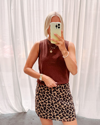 CHLOE SKIRT - LEO PRINT - By Lenz