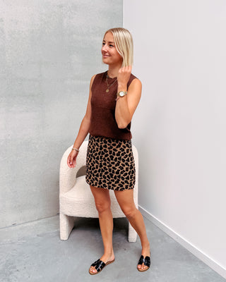 CHLOE SKIRT - LEO PRINT - By Lenz