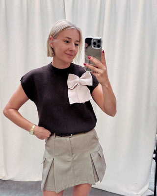 CARGO SKIRT - BEIGE