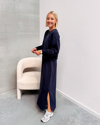 OSLO COMFY SKIRT - DARK BLUE - By Lenz