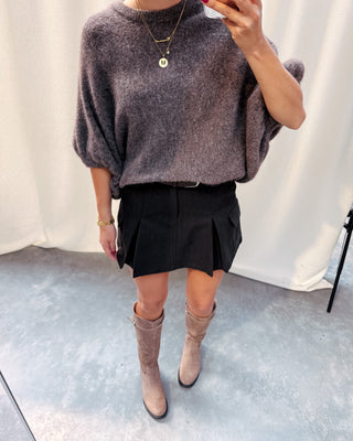CARGO SKIRT - BROWN