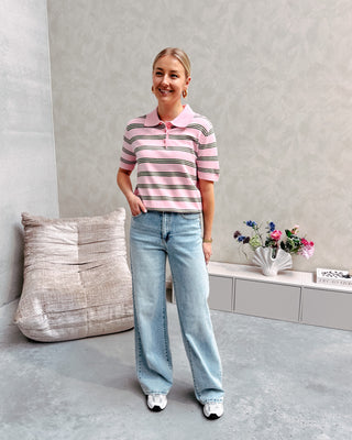 PIA SPRING POLO KNIT - By Lenz