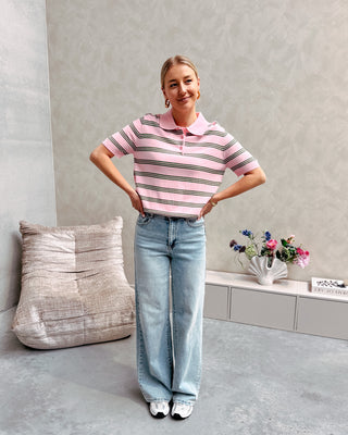 PIA SPRING POLO KNIT - By Lenz