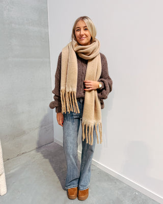 COLD COMFORT SCARF - BEIGE