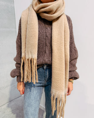 COLD COMFORT SCARF - BEIGE