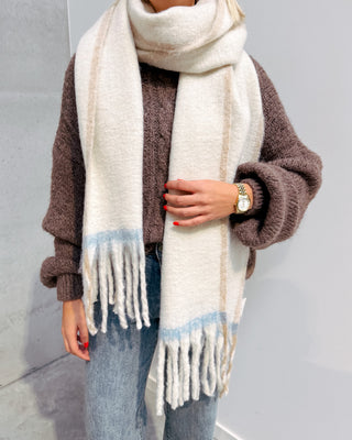 COLD COMFORT SCARF - OFF WHITE