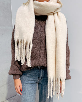 WINTER SCARF - OFF WHITE