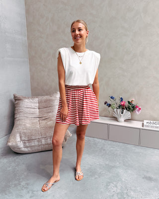 TUSCANY STRIPE SHORTS - By Lenz