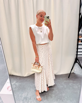 CAPPUCCINO DOT SKIRT - By Lenz