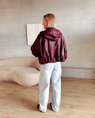 BONNIE JACKET - BURGUNDY